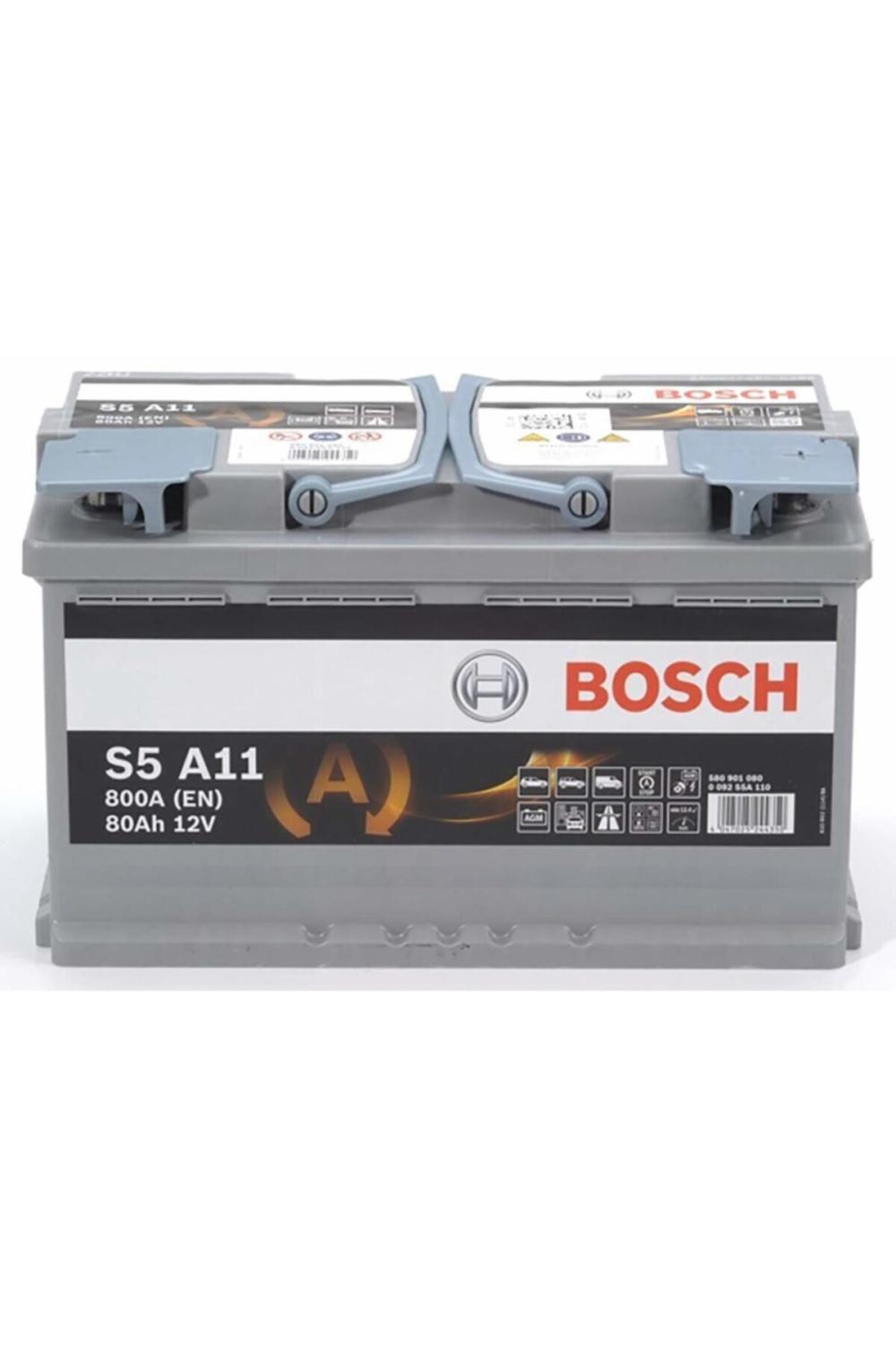 12 VOLT 80 Ah 12 VOLT 82 Ah 800 EN START & STOP AGM Düz Kutup L4 315 mm X 175 mm X 190 mm  AVRUPA MODEL ARAÇLAR