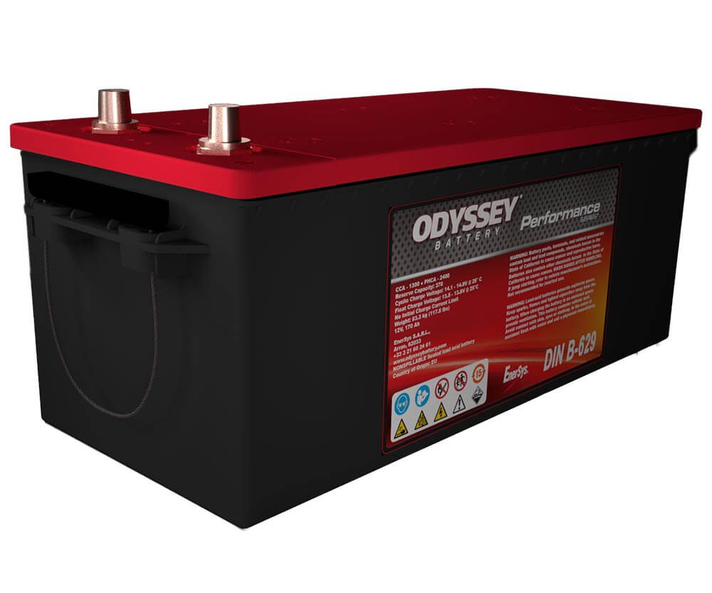 12 VOLT 170 AH 1300 EN  AGM  D5 (B) 513 mm X 223 mm X 218 mm  GÜNEŞ PANELİ - MARİN BESLEME (SERVİS AKÜSÜ) MARİN MARŞ (STARTER)