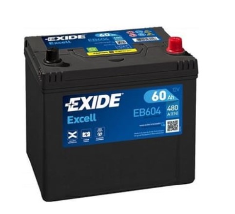 12 VOLT 60 AH 330 EN Excell Japon Serisi Tam Kapalı Düz Kalın Kutup Tırnaksız D23 230 mm X 173 mm X 222 mm JAPON - KORE MODEL ARAÇLAR