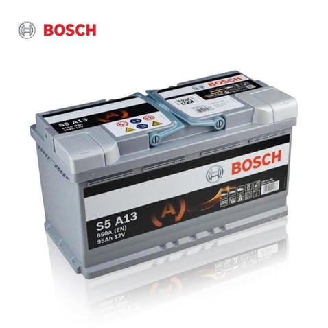12 VOLT 95 Ah 850 EN START & STOP AGM Düz Kutup L5 353 mm X 175 mm X 190 mm