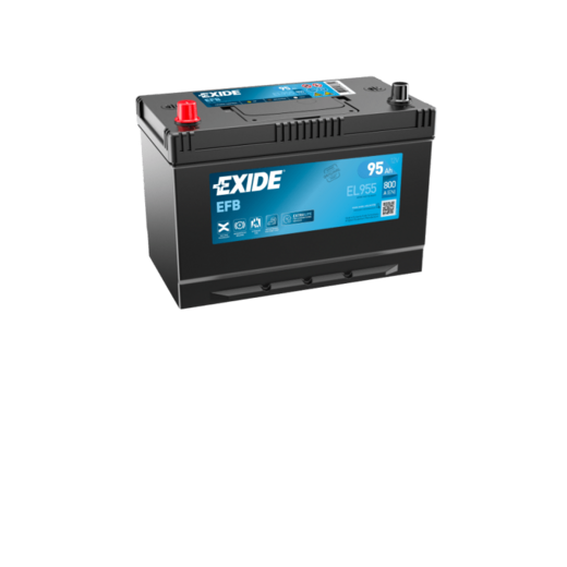 12 VOLT 95 AH 800 EN START & STOP EFB Ters Kutup D31 306 mm X 173 mm X 222 mm  EFB SERİSİ JAPON - KORE - HAFİF TİCARİ MODEL ARAÇLAR