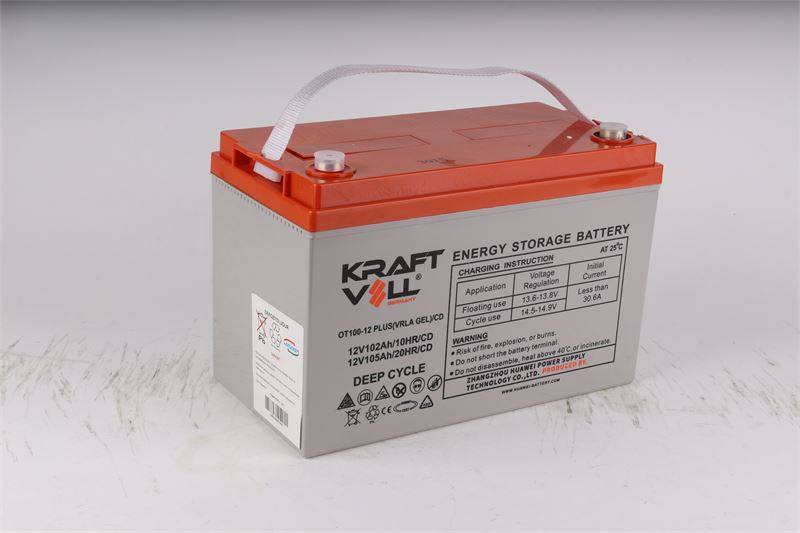 12 VOLT 102 Ah (10 HR) 105 Ah (20 HR) SUPER PLUS VRLA  GEL 333 mm X 173 mm X 216 mm X 222 mm  Deep Cycle GEL