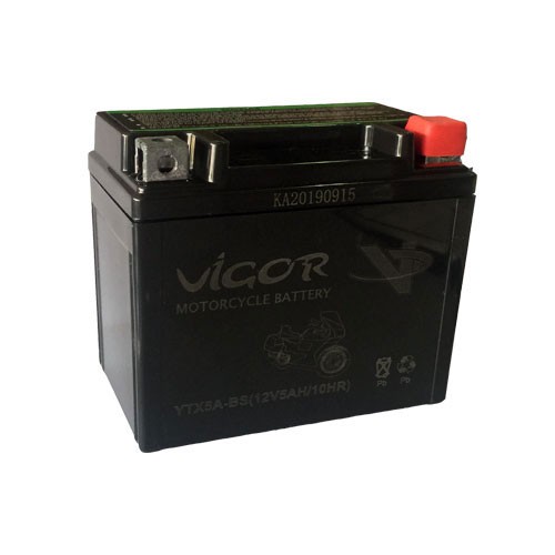 12 VOLT 5 Ah Motosiklet Aküsü 113 mm X 69 mm X 105 mm - HUSSAR - POPCOM.90 - 125 BWS