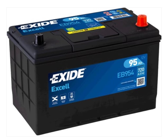 12 VOLT 95 AH 760 EN Excell Japon Serisi Tam Kapalı Düz Kutup Ön Tırnaklı D31 306 mm X 173 mm X 222 mm JAPON - KORE MODEL ARAÇLAR