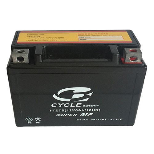 12V 6 Ah JEL Motosiklet Aküsü 110 X mm  X 67 mm X 106 mm YAMAHA
