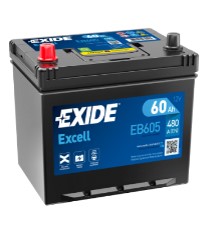 12 VOLT 60 AH 330 EN Excell Japon Serisi Tam Kapalı Ters Kalın Kutup Tırnaksız D23 230 mm X 173 mm X 222 mm DAR JAPON - KORE MODEL ARAÇLAR