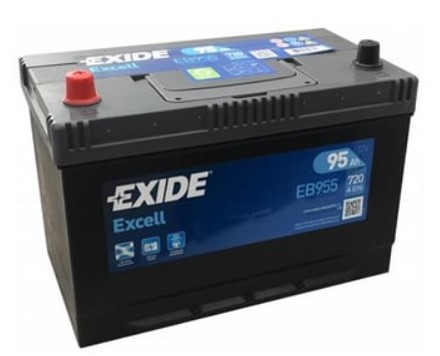 12 VOLT 95 AH 760 EN Excell Japon Serisi Tam Kapalı Düz Kutup Ön Tırnaklı D31 306 mm X 173 mm X 222 mm JAPON - KORE MODEL ARAÇLAR