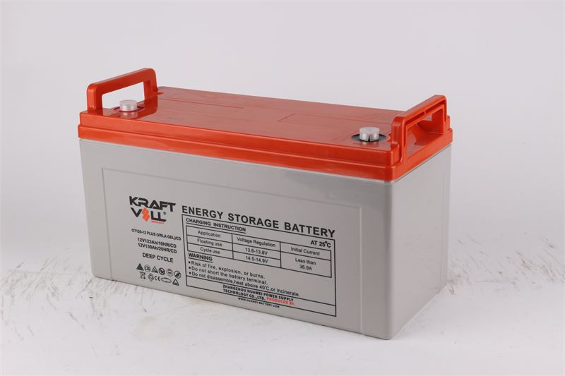 12 VOLT 123 Ah (10 HR) 130 Ah (20 HR) SUPER PLUS VRLA  JEL 406 mm X  172 mm X 208 mm X 237 mm  Deep Cycle  GEL