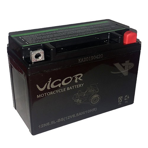 12 VOLT 6.5 Ah Motosiklet Aküsü 138 mm X  65 mm X 100 mm - AGK ASYA  125