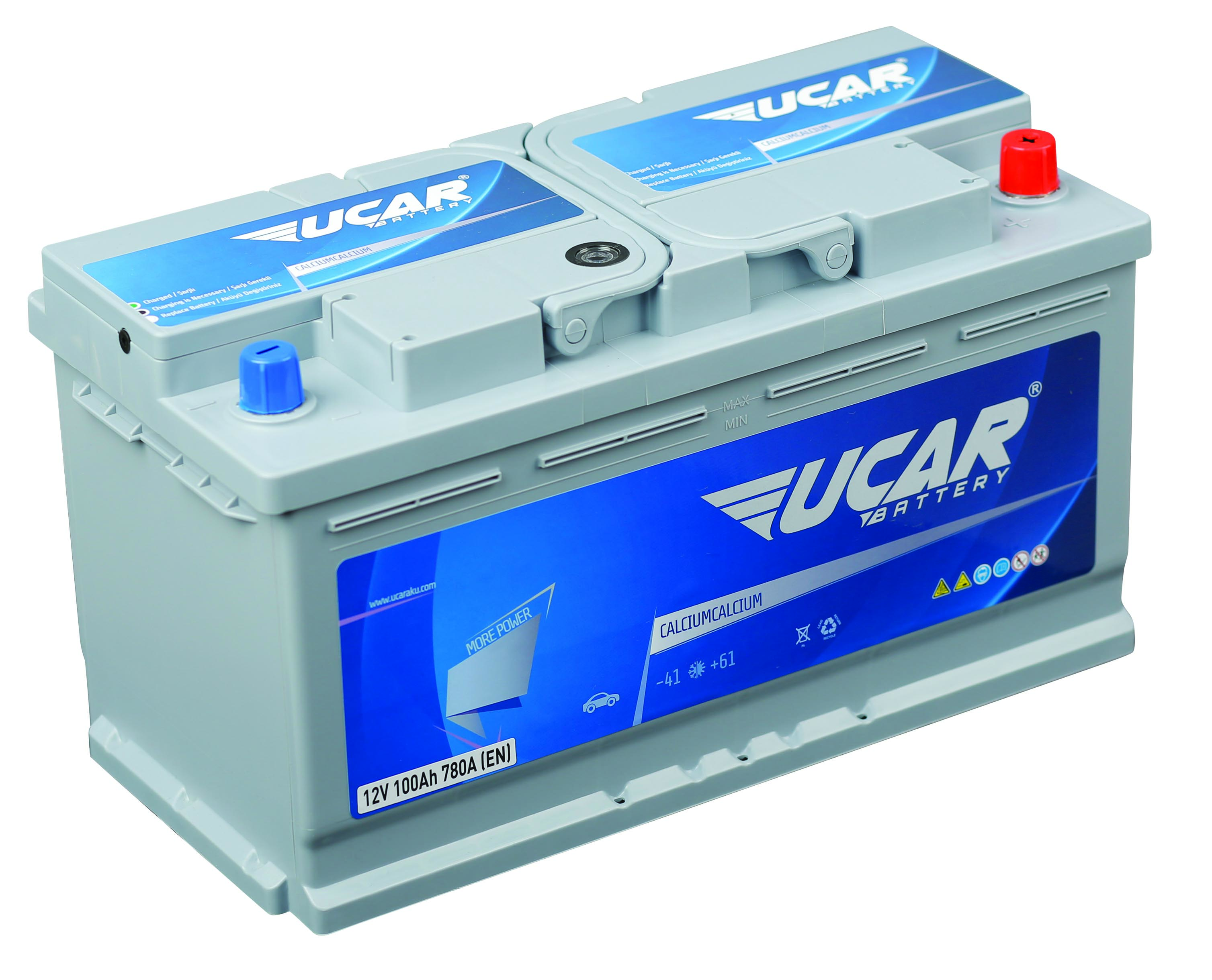 12 VOLT 100 AH 860 EN Tam Kapalı Düz Kutup L5 353 mm X 175 mm X 190 mm  AVRUPA MODEL ARAÇLAR