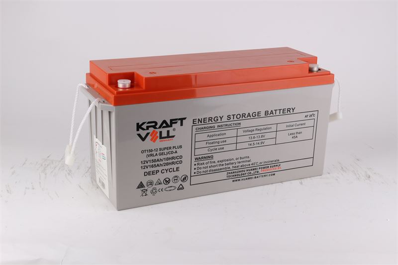 12 VOLT 150 Ah (10 HR) 165 Ah (20 HR) SUPER PLUS VRLA  JEL 484 mm X 170 mm X 241 mm X 241mm Deep Cycle GEL