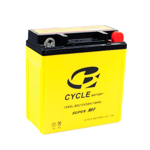 12VOLT 5 Ah Motosiklet Aküsü Düz Kutup 119 mm X 60 mm X 131 mm - CUP 100 KINETİX - 350 JW