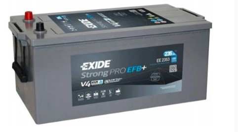 12 VOLT 235 AH 1200 EN Strong Pro EFB+  Start & Stop Serisi Tam Kapalı Düz (Yan) Kutup D6 (C) 518 mm X 279 mm X 240 mm AĞIR HİZMET - MARŞ AKÜLERİ - MA