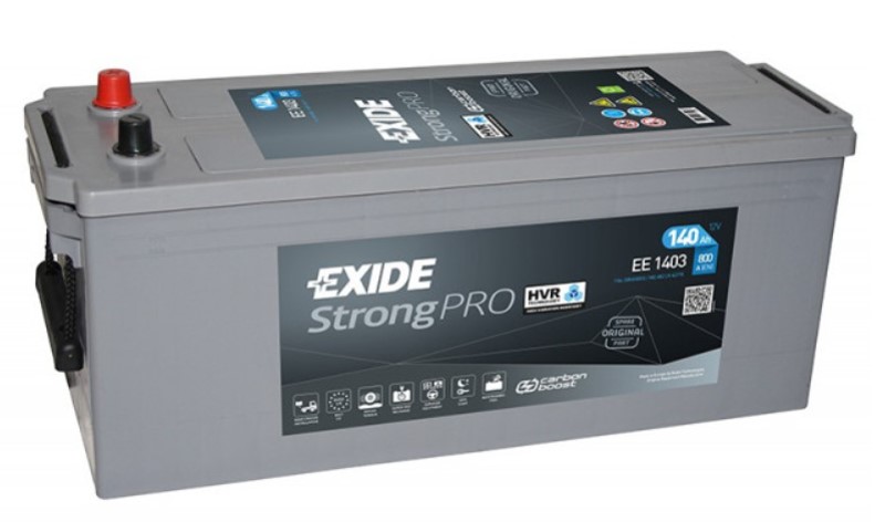 12 VOLT 140 AH 800 EN Strong Pro EFB+  Start & Stop Serisi Tam Kapalı Düz (Yan) Kutup D4 (A) 513 mm X 189 mm X 223 mm AĞIR HİZMET - MARŞ AKÜLERİ - MAR